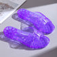Women’s  Crystal Jelly Slippers