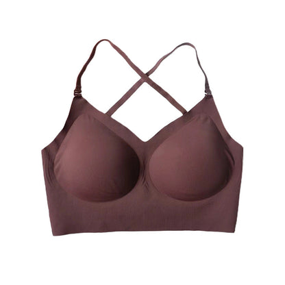 🔥 Seamless breathable bra with removable pads