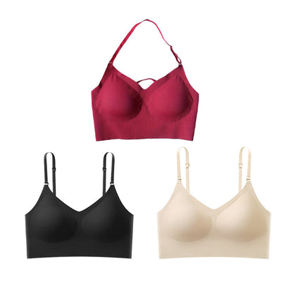 🔥 Seamless breathable bra with removable pads