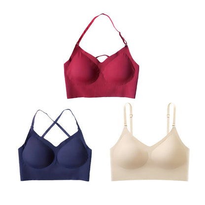 🔥 Seamless breathable bra with removable pads