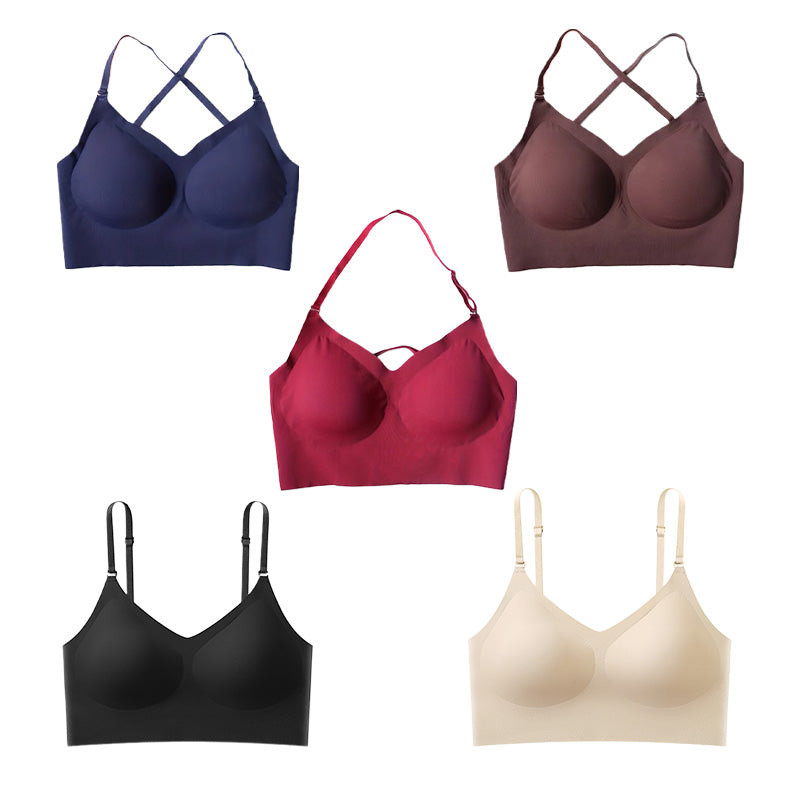 🔥 Seamless breathable bra with removable pads