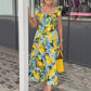 🌸Up to 40% OFF🍋Plus Size Lemon Print Tunic Dress