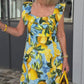 🌸Up to 40% OFF🍋Plus Size Lemon Print Tunic Dress