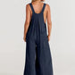 🥰 Plus Size Wide Leg Overalls Jumpsuit