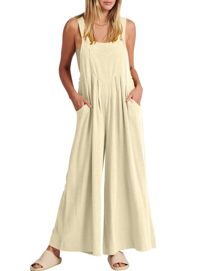 🥰 Plus Size Wide Leg Overalls Jumpsuit