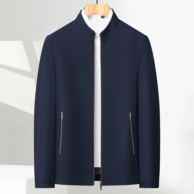 🧥 60% OFF HOT SALE! ✨ Men's Standing Collar Zipper Jacket - Modern Casual Design with Lightweight Warmth for Everyday Style ⚡🛒