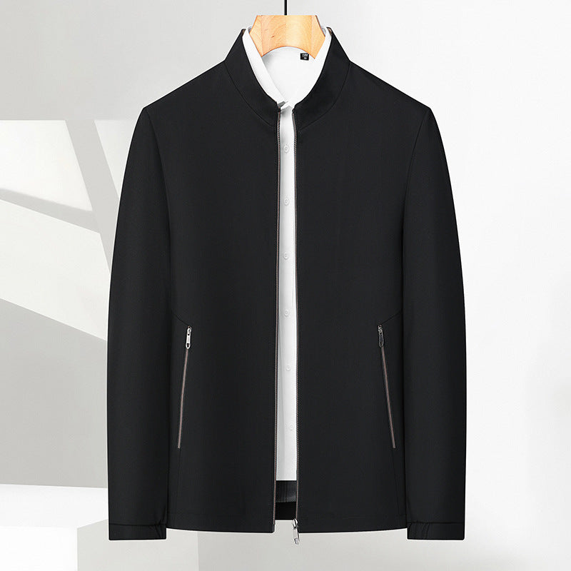 🧥 60% OFF HOT SALE! ✨ Men's Standing Collar Zipper Jacket - Modern Casual Design with Lightweight Warmth for Everyday Style ⚡🛒