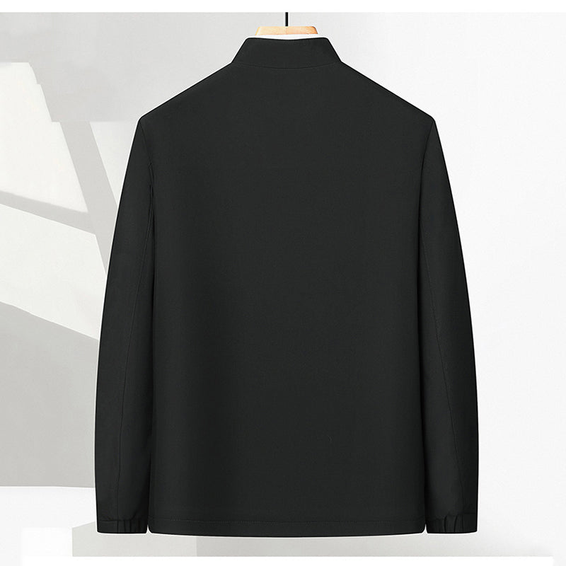 🧥 60% OFF HOT SALE! ✨ Men's Standing Collar Zipper Jacket - Modern Casual Design with Lightweight Warmth for Everyday Style ⚡🛒
