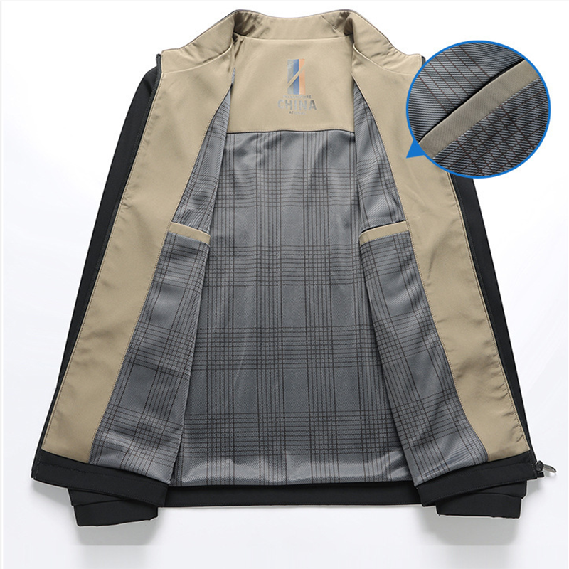 🧥 60% OFF HOT SALE! ✨ Men's Standing Collar Zipper Jacket - Modern Casual Design with Lightweight Warmth for Everyday Style ⚡🛒
