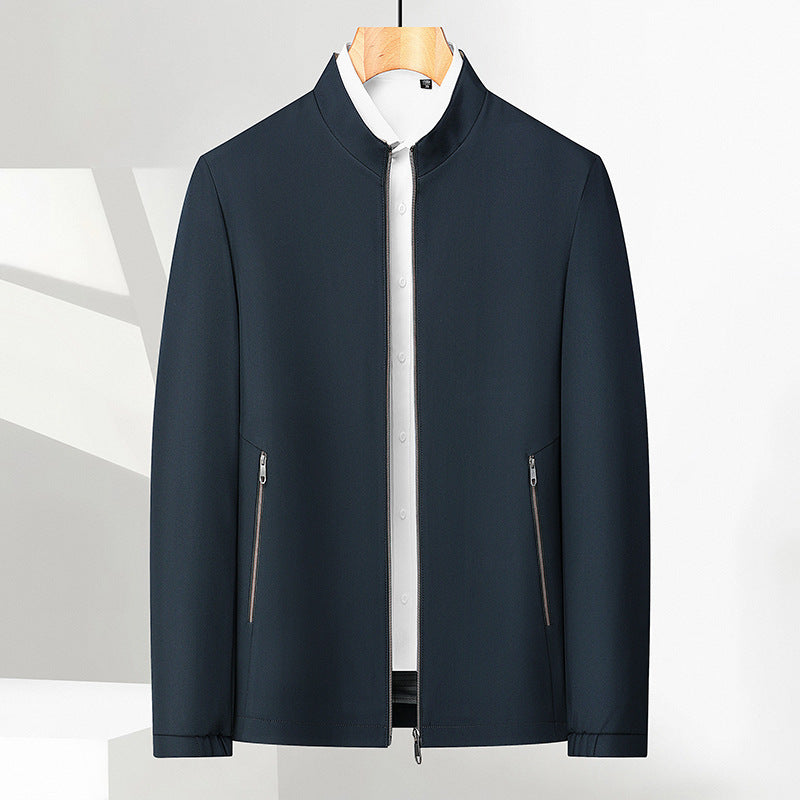🧥 60% OFF HOT SALE! ✨ Men's Standing Collar Zipper Jacket - Modern Casual Design with Lightweight Warmth for Everyday Style ⚡🛒