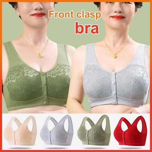 🔥BUY 2 GET 1 FREE -3 PCS💝Comfort Thin Front Clasp Bra