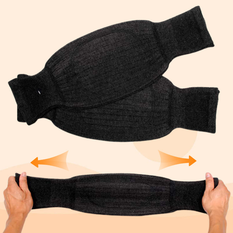 🔥 BUY 2 GET 1! ❄️ UNIVERSAL KNEE PADS - Thickened Faux Fur & Cold Protection, Flexible Fit for Outdoor Work and Winter Sports, Comfortable Wear 🌨️👷