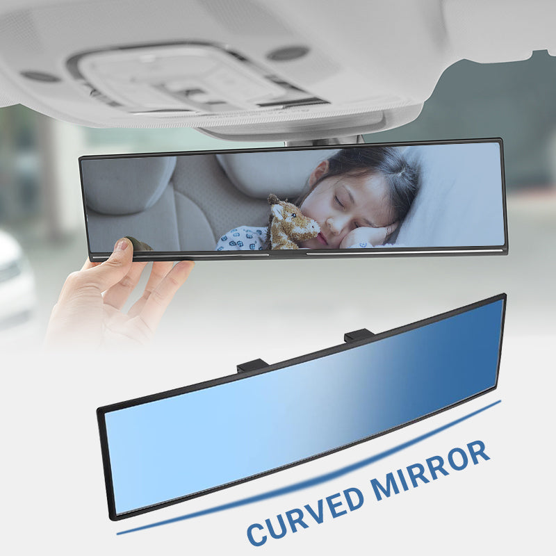 🚗 Wide Car Curved Rear-view Mirror