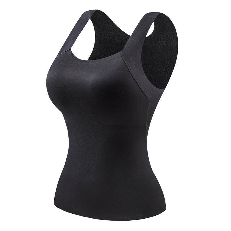 📢50%  OFF!⏰Women’s U-Neck Thermal Tank with Built-In Bra – Warm, Supportive & Braless Comfort ❄️❤️