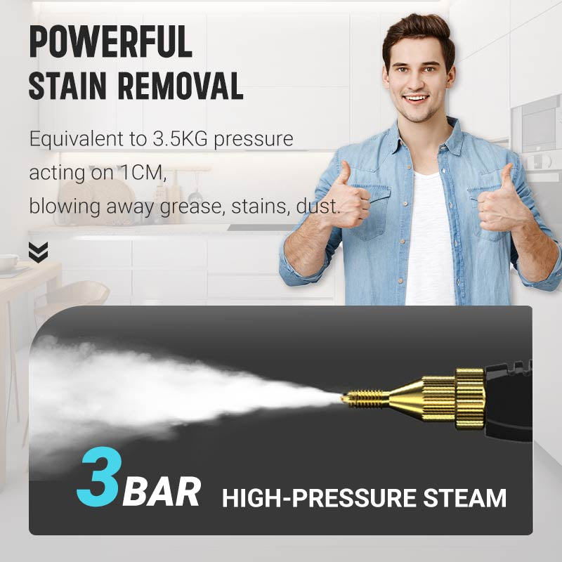 🔥2026 New Upgrade ＆ 50％ Off🔥2500W Handheld High-Temperature Pressurized Steam Cleaner