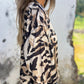 🔥Today 50% off🔥Women's Fall Zebra Print Zipper Bomber Jacket