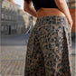 🐆👖Casual Loose Leopard Print Pants with Pockets