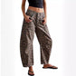 🐆👖Casual Loose Leopard Print Pants with Pockets