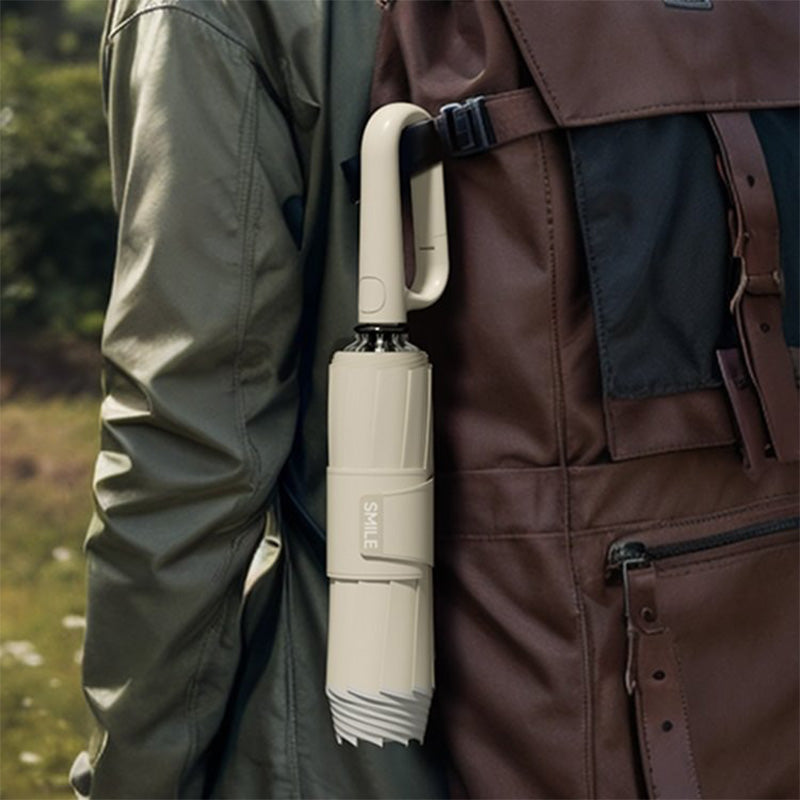 🌧️ BUY 2 GET 1 FREE – Reflective Safety Umbrella, Compact with a Ring Buckle for Easy Carry, Perfect for Commutes