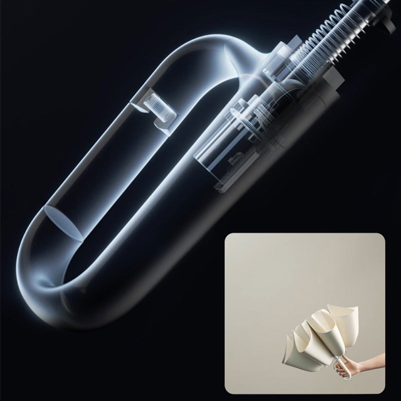 🌧️ BUY 2 GET 1 FREE – Reflective Safety Umbrella, Compact with a Ring Buckle for Easy Carry, Perfect for Commutes