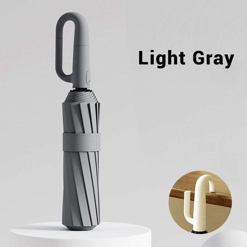 🌧️ BUY 2 GET 1 FREE – Reflective Safety Umbrella, Compact with a Ring Buckle for Easy Carry, Perfect for Commutes