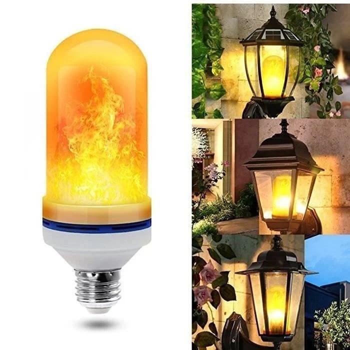 🎃💡2025 HOT Sale 50% OFF🔥LED Flame Light Bulb With Gravity Sensing Effect