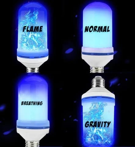 🎃💡2025 HOT Sale 50% OFF🔥LED Flame Light Bulb With Gravity Sensing Effect