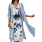🔥50% OFF🔥Women's Two-Piece Floral Print Suit Dress