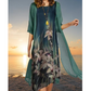 🔥50% OFF🔥Women's Two-Piece Floral Print Suit Dress
