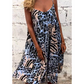 Leopard Print Spaghetti Maxi Dress