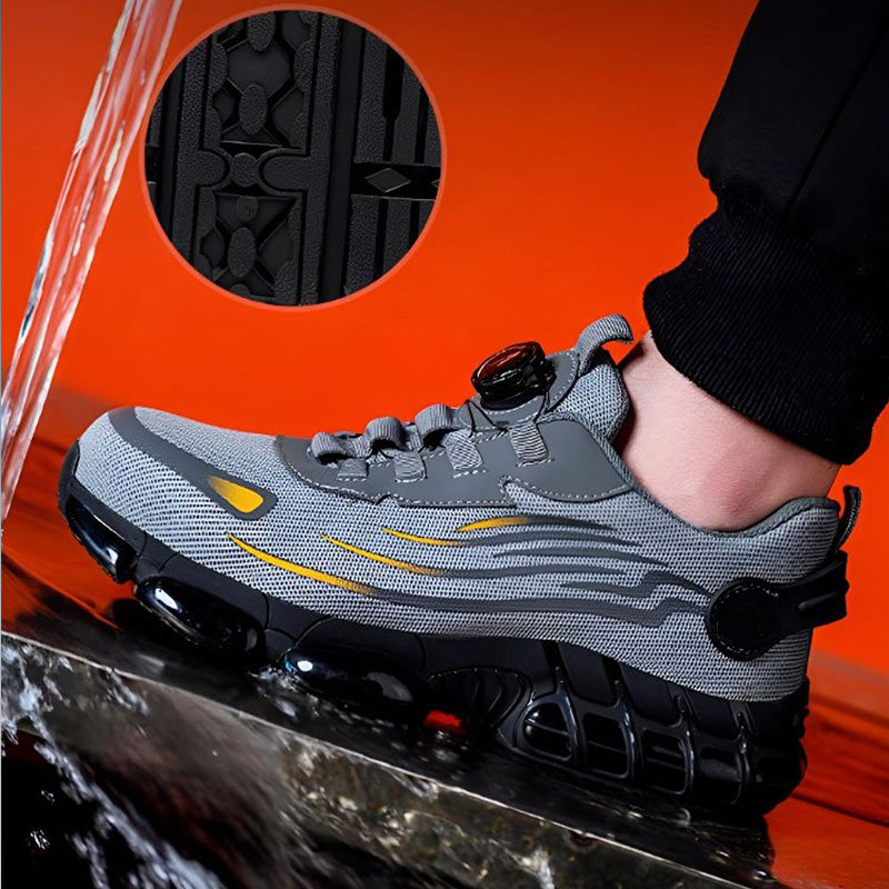 👟 69% OFF & FREE SHIPPING! ✨ Non-Slip Safety Shoes with Shock-Absorbing Studs - Anti-Puncture & Waterproof Design for Work & Outdoor Use 🛡️🔧