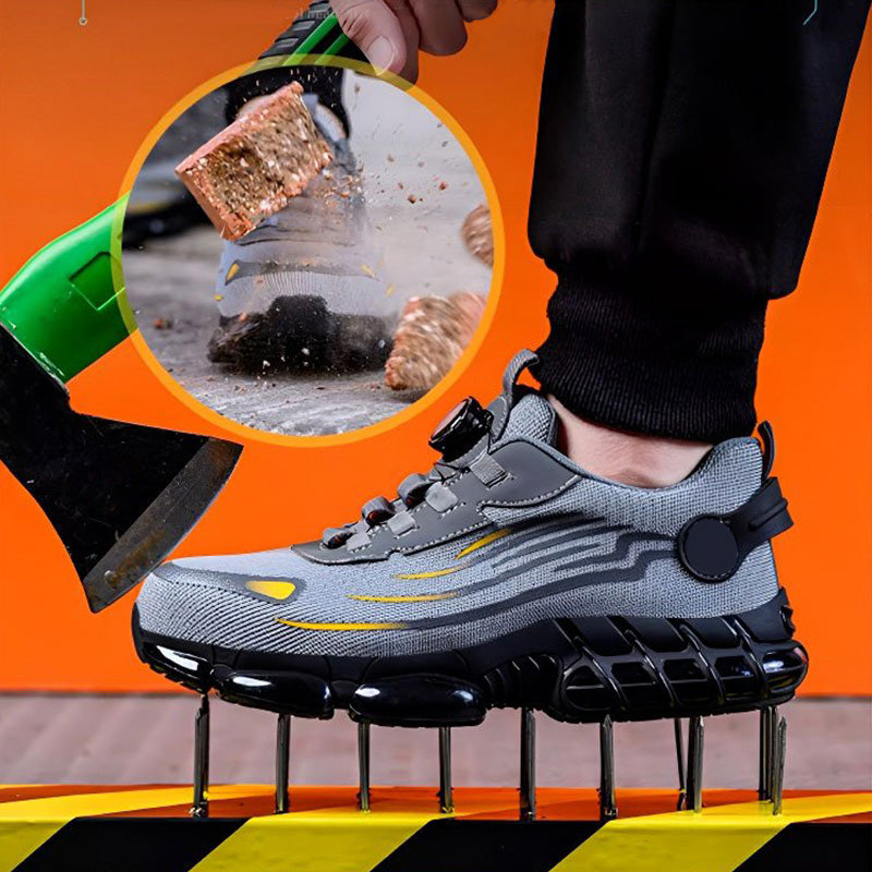 👟 69% OFF & FREE SHIPPING! ✨ Non-Slip Safety Shoes with Shock-Absorbing Studs - Anti-Puncture & Waterproof Design for Work & Outdoor Use 🛡️🔧