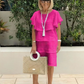 🌸Spring Specials💐 Ruffle Short Sleeve Knee-Length Chiffon Dress