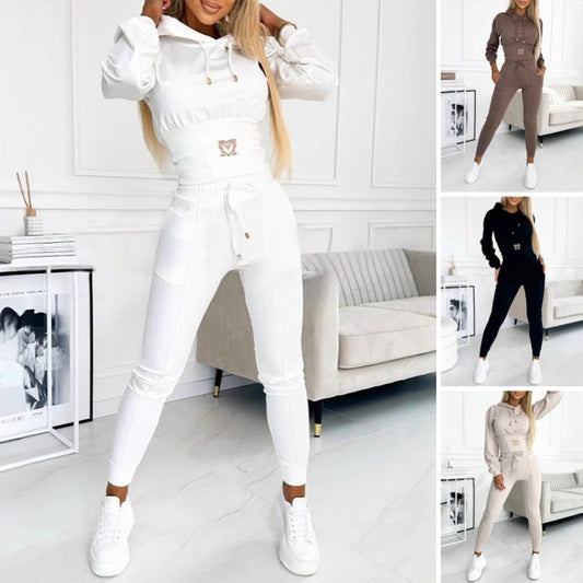 🌸2025 HOT SALE -50%OFF Women's Two-Piece Hooded Tracksuit Set（Buy 2 Free shipping✈️）