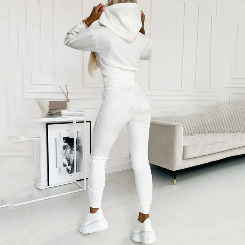 🌸2025 HOT SALE -50%OFF Women's Two-Piece Hooded Tracksuit Set（Buy 2 Free shipping✈️）