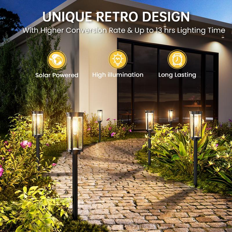 🎉Hot Sale 50% OFF✨Solar Pathway Lights Outdoor