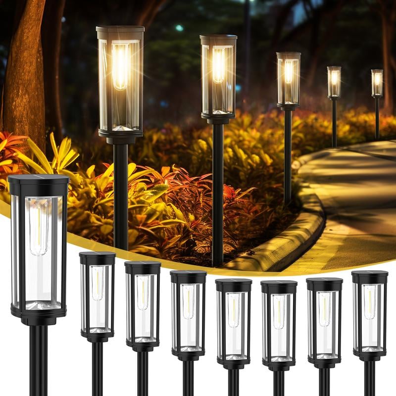 🎉Hot Sale 50% OFF✨Solar Pathway Lights Outdoor