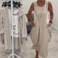 Simple Sleeveless Dress with Pockets