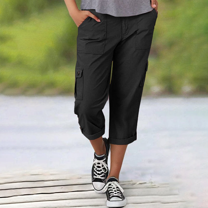 ⏰🔥LIMITED TIME 50% OFF! 🩳 Women’s High-Elasticity Multi-Pocket Casual Shorts – Comfortable, Functional & Perfect for Summer 🌞✨