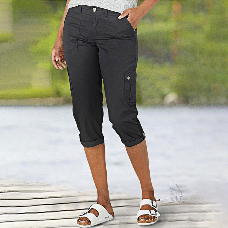 ⏰🔥LIMITED TIME 50% OFF! 🩳 Women’s High-Elasticity Multi-Pocket Casual Shorts – Comfortable, Functional & Perfect for Summer 🌞✨