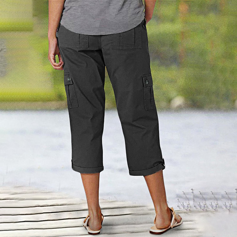 ⏰🔥LIMITED TIME 50% OFF! 🩳 Women’s High-Elasticity Multi-Pocket Casual Shorts – Comfortable, Functional & Perfect for Summer 🌞✨