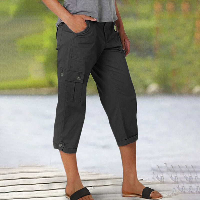 ⏰🔥LIMITED TIME 50% OFF! 🩳 Women’s High-Elasticity Multi-Pocket Casual Shorts – Comfortable, Functional & Perfect for Summer 🌞✨