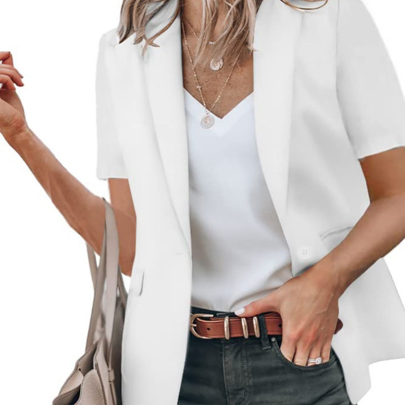 ✨New Arrival✨🌸Women's Stylish Casual Short Sleeve Blazer