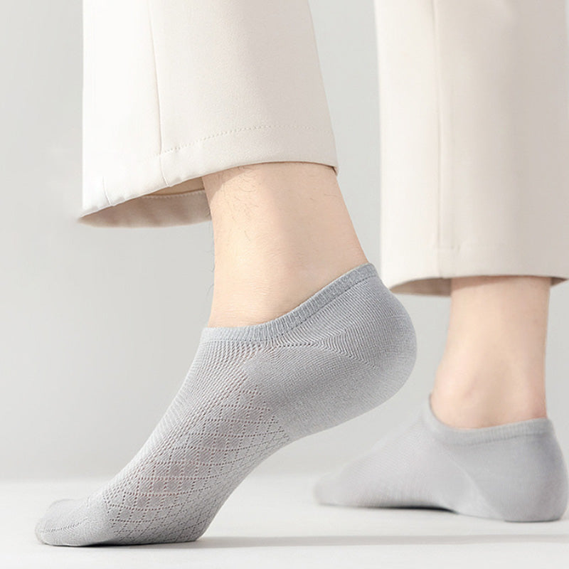 Men's Solid Color Mesh Breathable Socks✨🧦