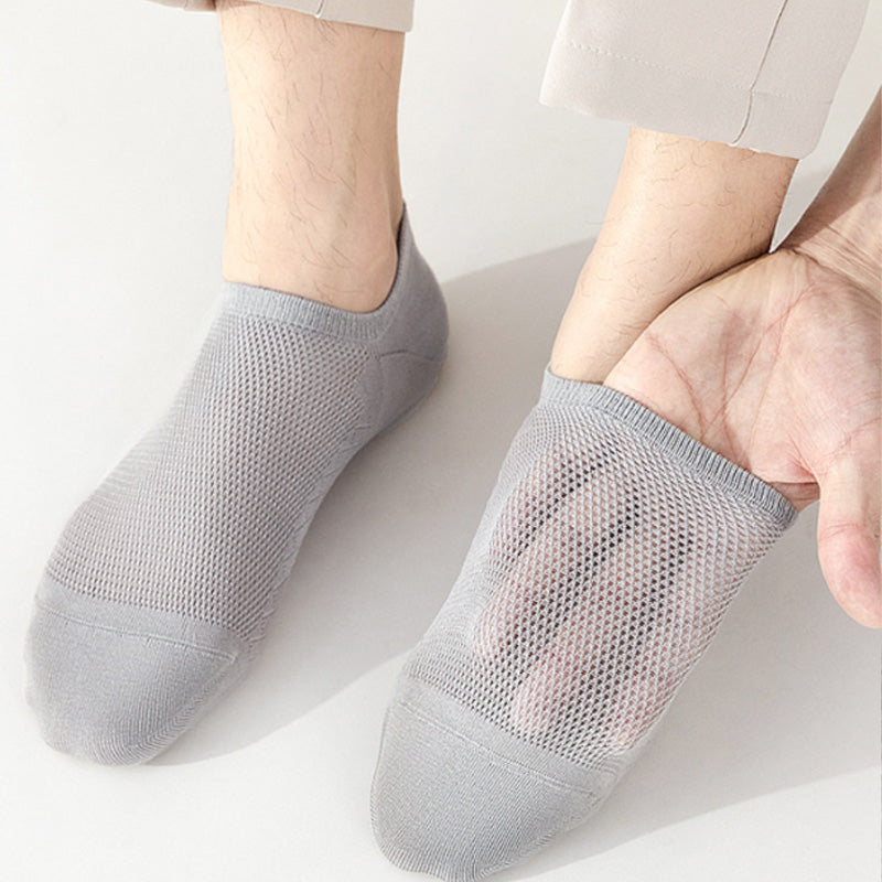 Men's Solid Color Mesh Breathable Socks✨🧦