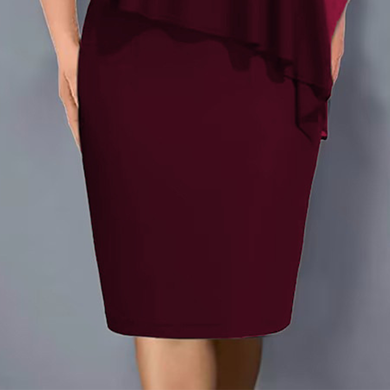 🌸2026 Summer Specials💐Rhinestone V-Neck Cape Dress with Chiffon Overlay