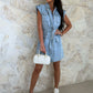 🎉2025 New Products Hot Sale✨Light Blue Jeans Dress