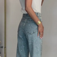 🔥50% OFF🔥Straight leg jeans with rhinestones