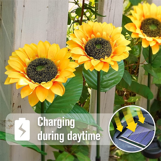 💐50% OFF ! Sunflower Solar Lights – Glowing Garden Decor 🌻🌙【Limited Offer】