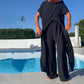🌸Summer Hot Sale 50%OFF🌸Solid Color Off-Shoulder Top & Pants Set